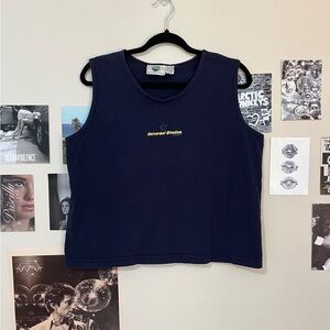 Universal Navy Blue Muscle Tee